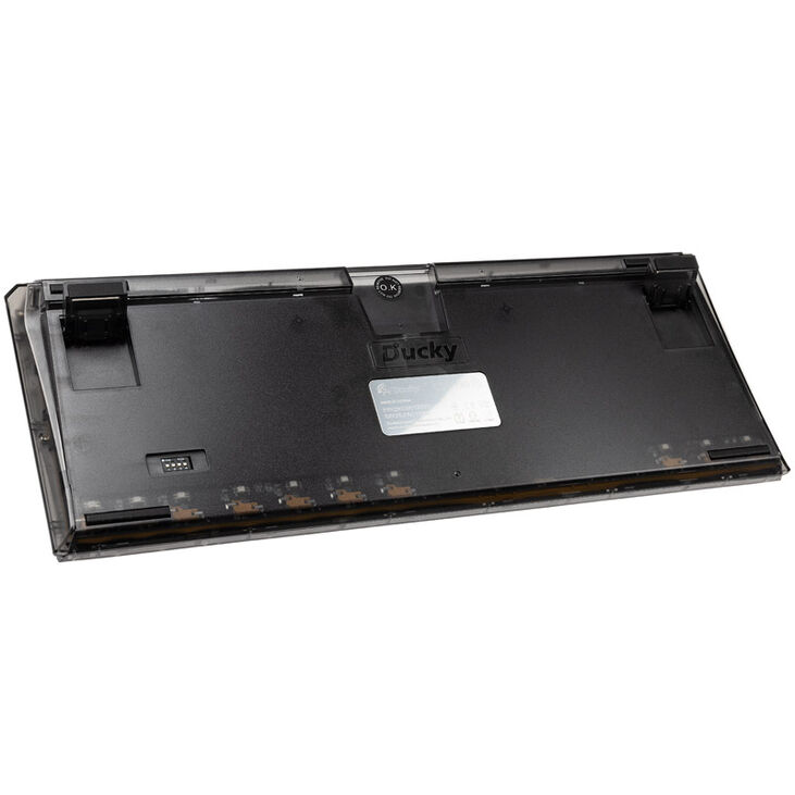 Ducky One 3 Aura Black TKL Gaming Keyboard, RGB LED - MX-Speed-Silver (US) image number 3