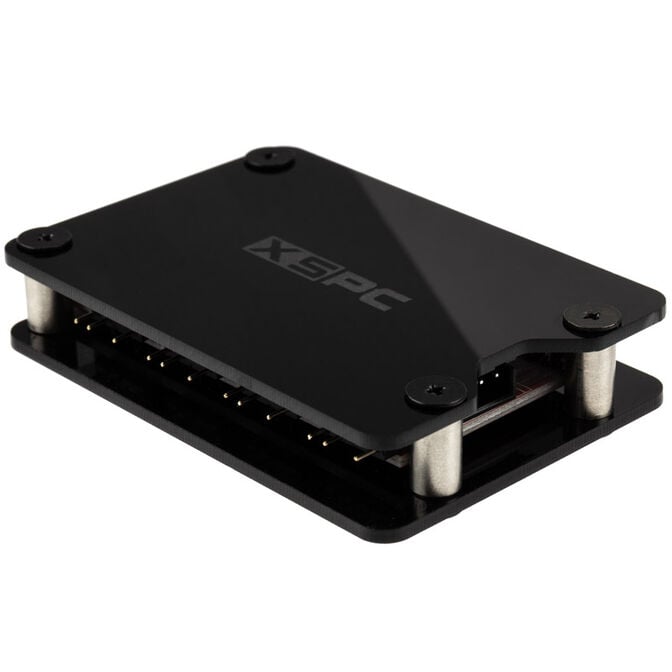 XSPC 8-fach, 3-Pin, 5V, Addressable RGB Splitter Hub - SATA Powered, schwarz image number 1