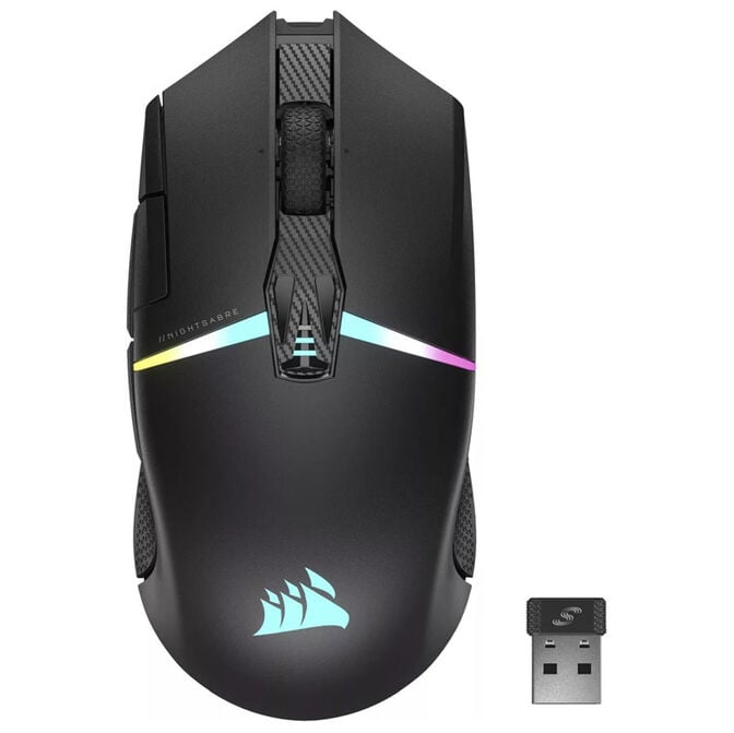 Corsair NIGHTSABRE WIRELESS RGB Gaming Mouse image number 0