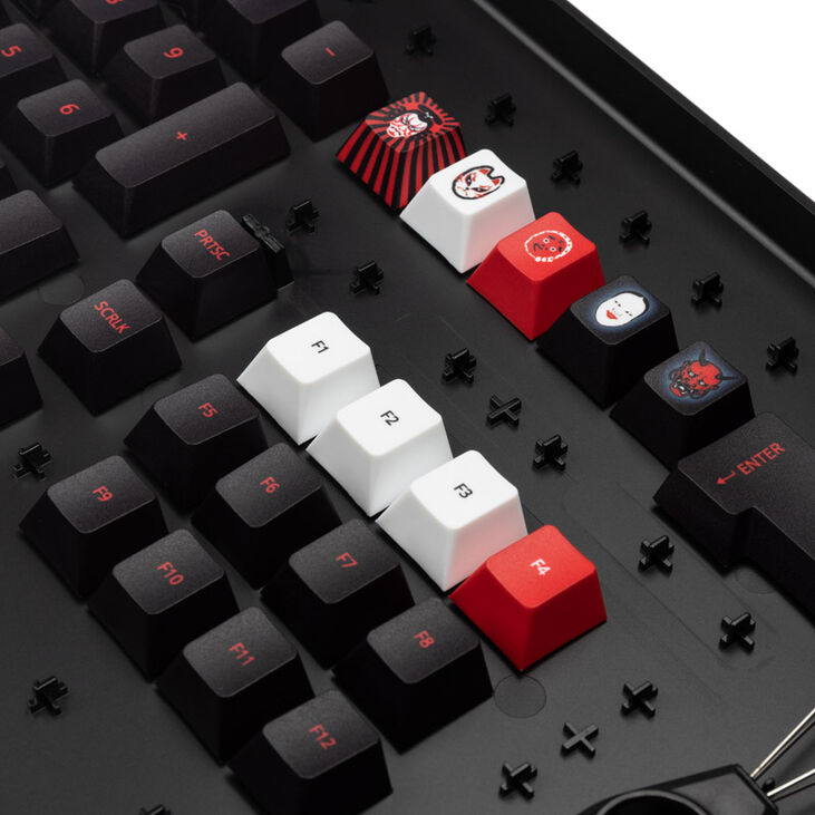 Traitors KABUKI Keycap Set, PBT (UK) image number 1