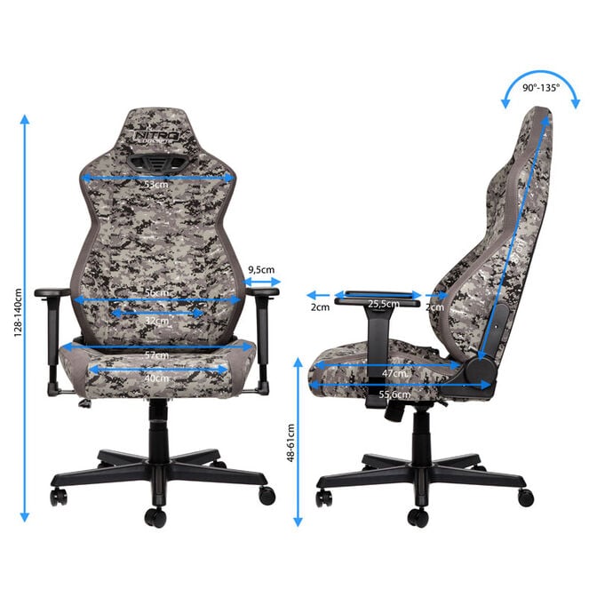 Nitro Concepts S300 Gaming Chair - Urban Camo image number 1
