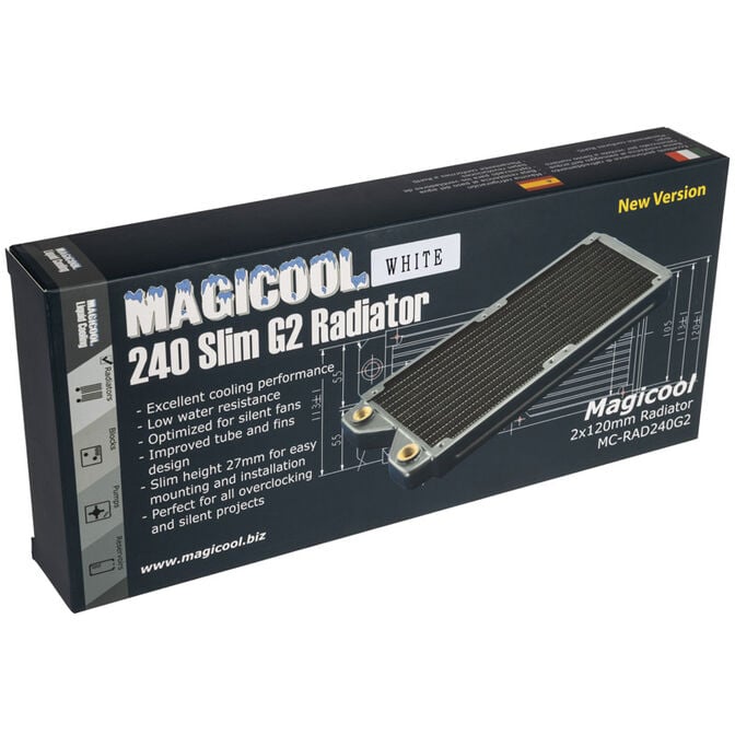Magicool 240 G2 Slim Radiator 16 FPI - white image number 5