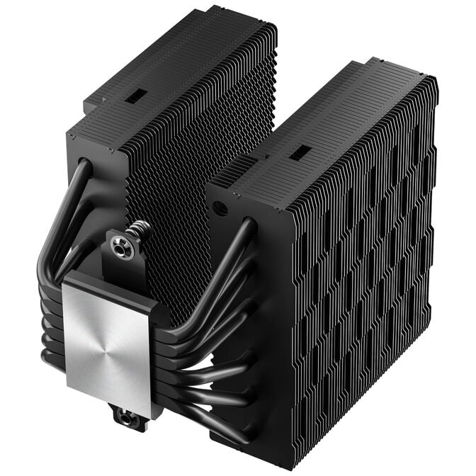 Sudokoo SK620V CPU Cooler, Dual Tower - 2x 120mm, black image number 5