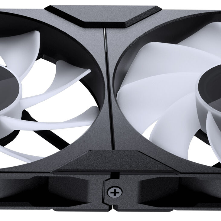 PHANTEKS M25 Gen2 PWM D-RGB Fan - Reverse Blade, 140mm, Black image number 9