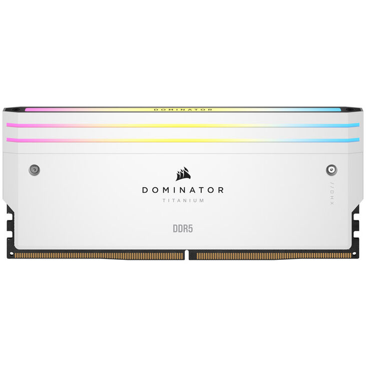 Corsair Dominator Titanium DDR5-6400 RAM, CL32, XMP - 64 GB Dual-Kit, white image number 2