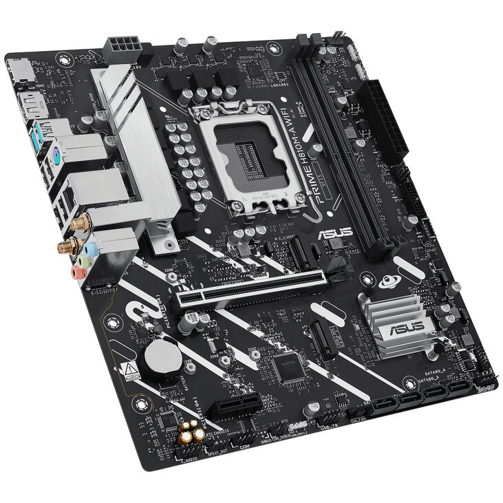 ASUS Prime B810M-A WiFi Mainboard, Sockel LGA 1851, Intel H810, mATX, DDR5 image number 1