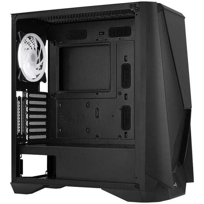 Aerocool Visor Mid Tower, Tempered Glass - Black image number 4