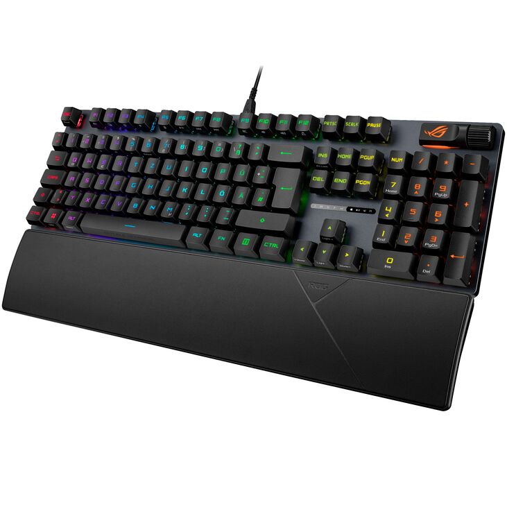 ASUS ROG Strix Scope II RX Gaming Keyboard, RGB - black, ROG RX Red Switches image number 0