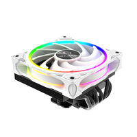 Akasa SOHO H6L M2 Low-Profile CPU-K&uuml;hler, ARGB - 120mm, wei&szlig;