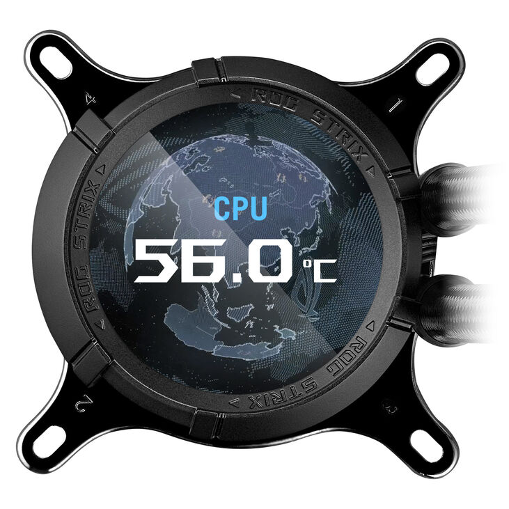ASUS ROG Strix LC III 360 ARGB LCD All-in-One Water Cooling - 360mm, black image number 5