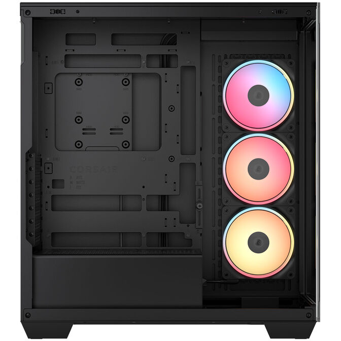 Corsair 3500X LX-R PC Case, Mid Tower, E-ATX, RGB, Tempered Glass - black image number 6