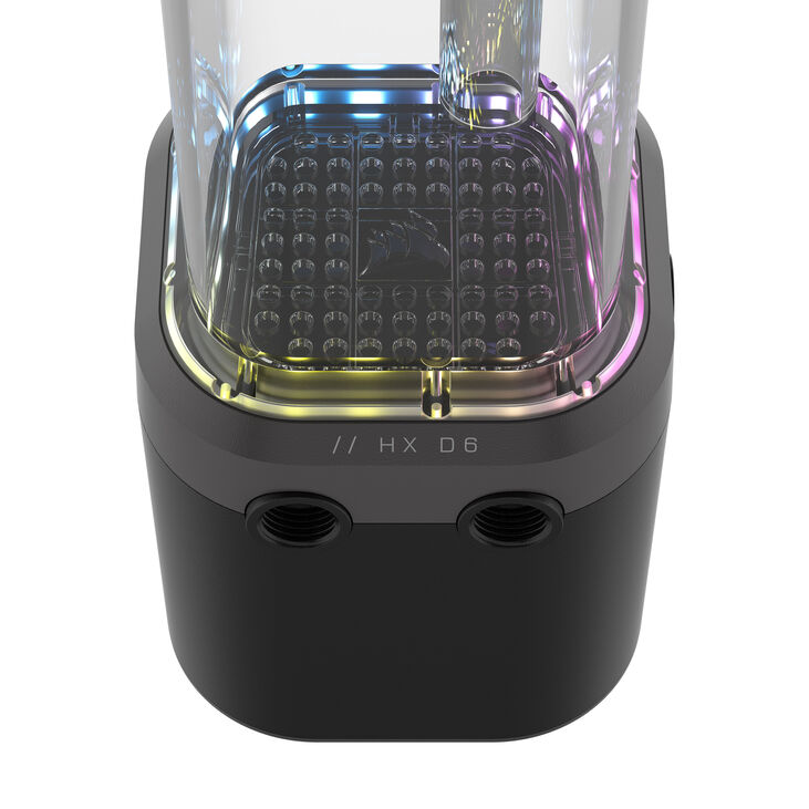 Corsair iCUE Link XD6 RGB Elite Pump Reservoir Combo - black image number 4