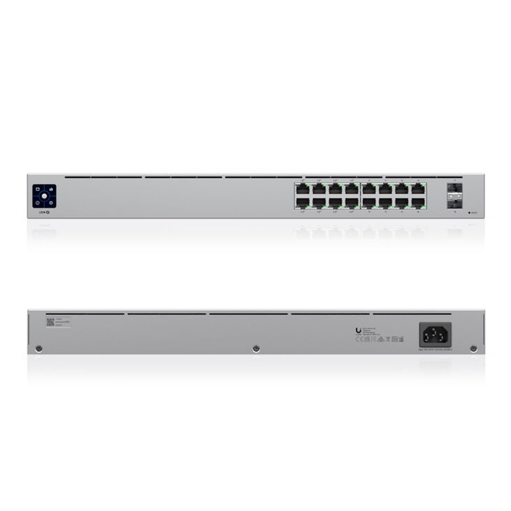 Ubiquiti UniFiSwitch 16 Rackmount Gigabit Managed Switch - 8x PoE+ image number 3