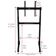 Next Level Racing Free Standing Single Monitor Stand image number null