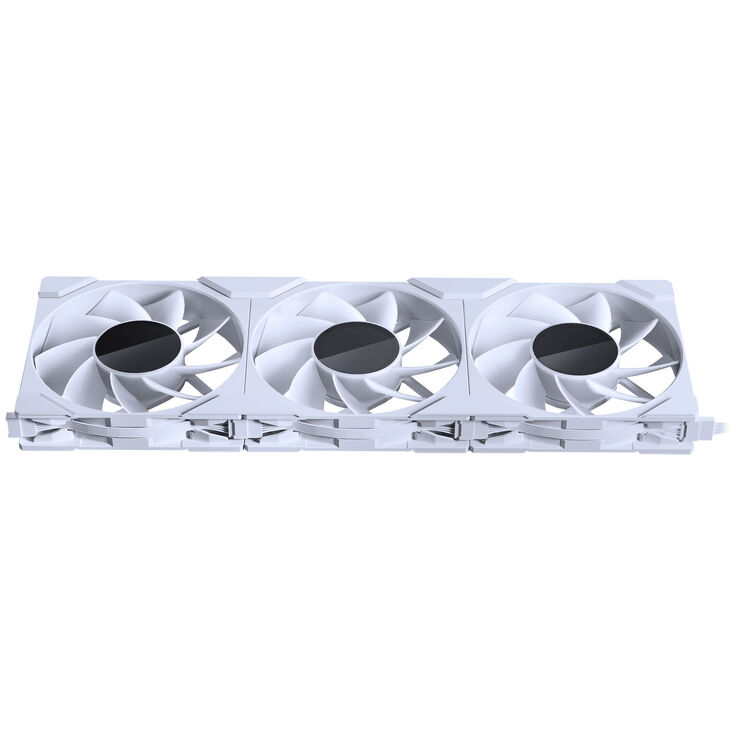 PHANTEKS M25 Gen2 PWM D-RGB Fan, 3-Pack - Reverse Blade, 120mm, White image number 8