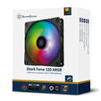 SilverStone Shark Force L&uuml;fter, ARGB - 120 mm, schwarz image number null