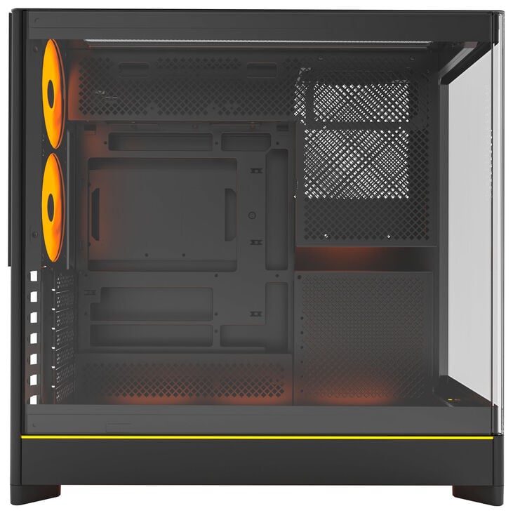Montech HS02 PRO PC-Gehäuse, Midi-Tower, ATX, Tempered Glass, ARGB - schwarz image number 4