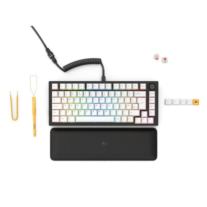 Glorious GMMK Pro Black Slate 75% TKL Tastatur - Pre built, ISO UK-Layout - schwarz image number 0