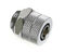 Bitspower Anschluss gerade G1/4 Zoll AG auf 10/8mm -  II, silber gl&auml;nzend