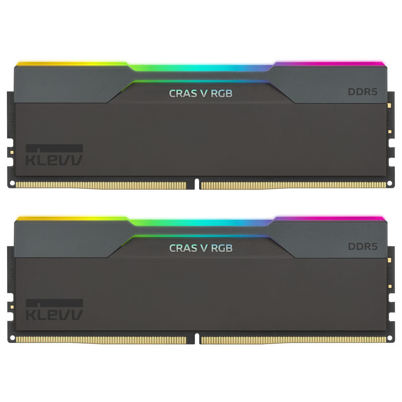 KLEVV CRAS V RGB DDR5-6000 RAM, CL30, XMP 3.0 & EXPO - 64 GB Dual-Kit, schwarz