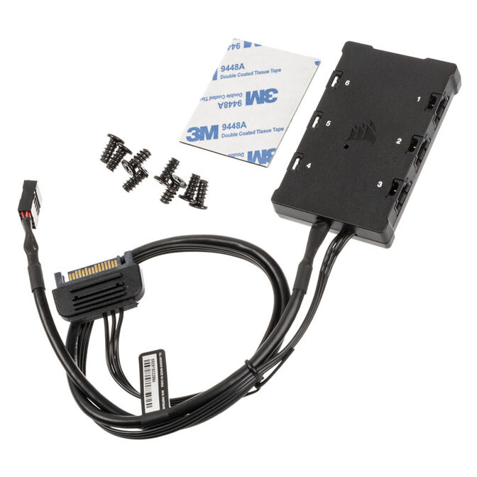 Corsair iCUE QL140 RGB PWM Fan 2-Pack incl. RGB Controller - 140mm, black image number 7