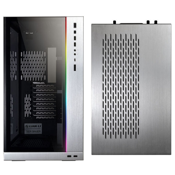 Lian Li O11Dynamic XL (ROG Certified) Full Tower - Silver image number 3