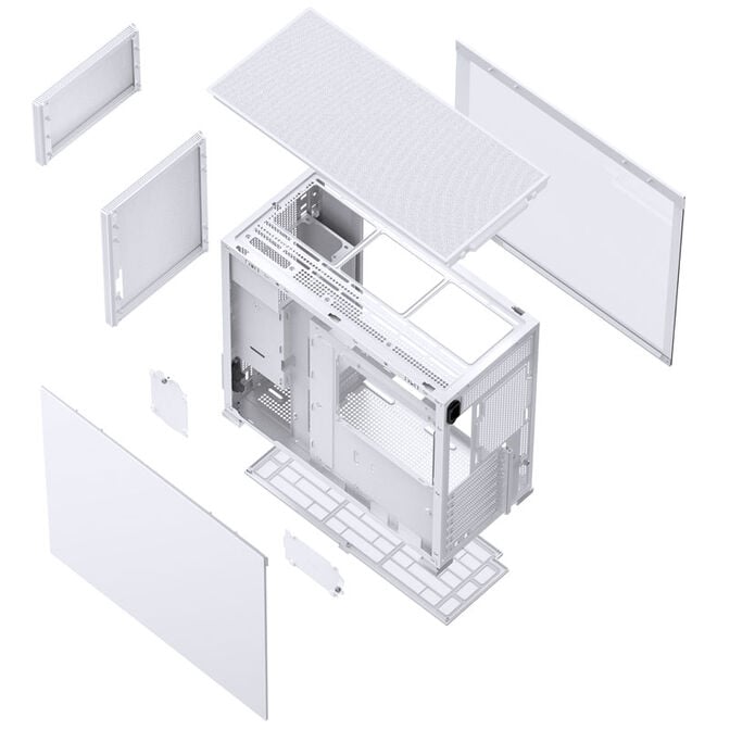 Jonsbo D41 MESH ATX Geh&auml;use, Tempered Glass - wei&szlig; image number 7
