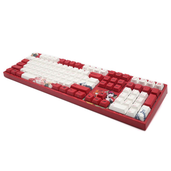 Varmilo VEA108 Koi Gaming Tastatur, MX-Brown, weiße LED - US Layout image number 1