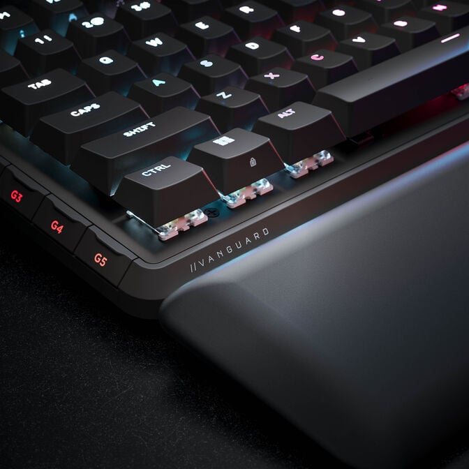 Corsair Vanguard Pro 96 Gaming-Tastatur, RGB - MGX Hall-Effect-Switches, schwarz, ISO image number 15