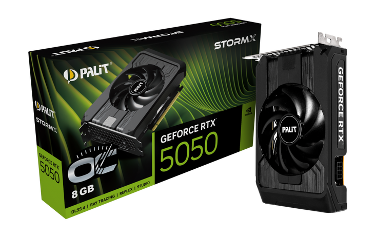 Palit GeForce RTX 5050 StormX OC, 8192 MB GDDR6 image number 0