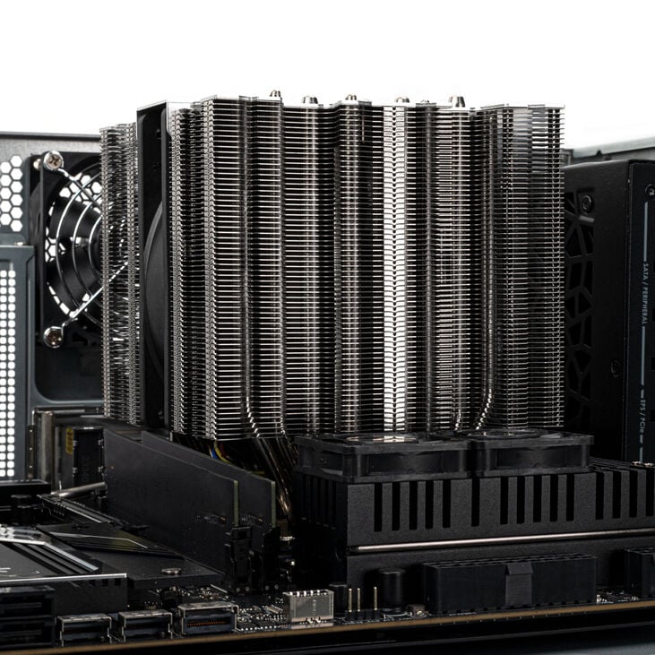 SilverStone SST-XED120S-WS CPU-Kühler, LGA 4677, 4U-Formfaktor - silber image number 11