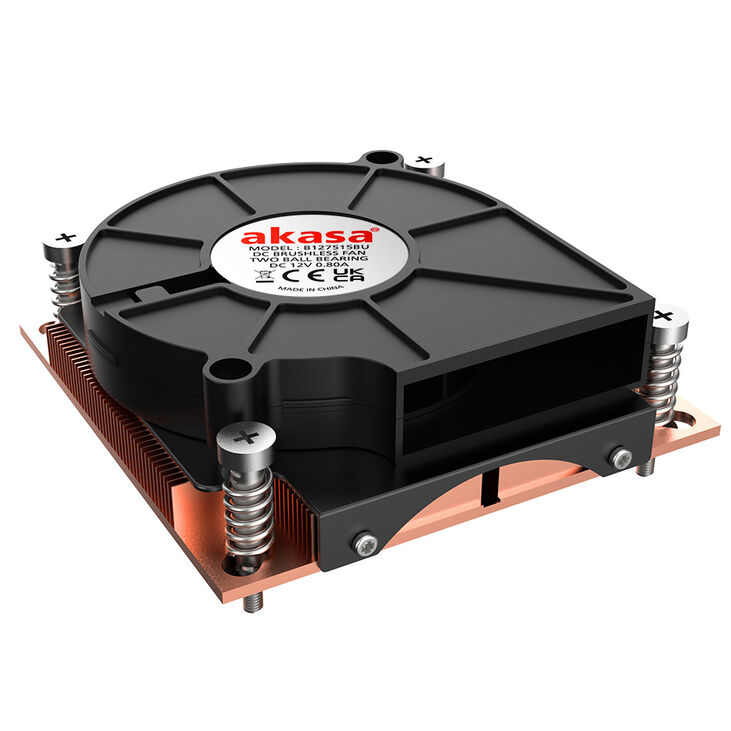 Akasa AK-CC7401BT01 1U Low Profile CPU-Kühler - Sockel LGA 1700 image number 2