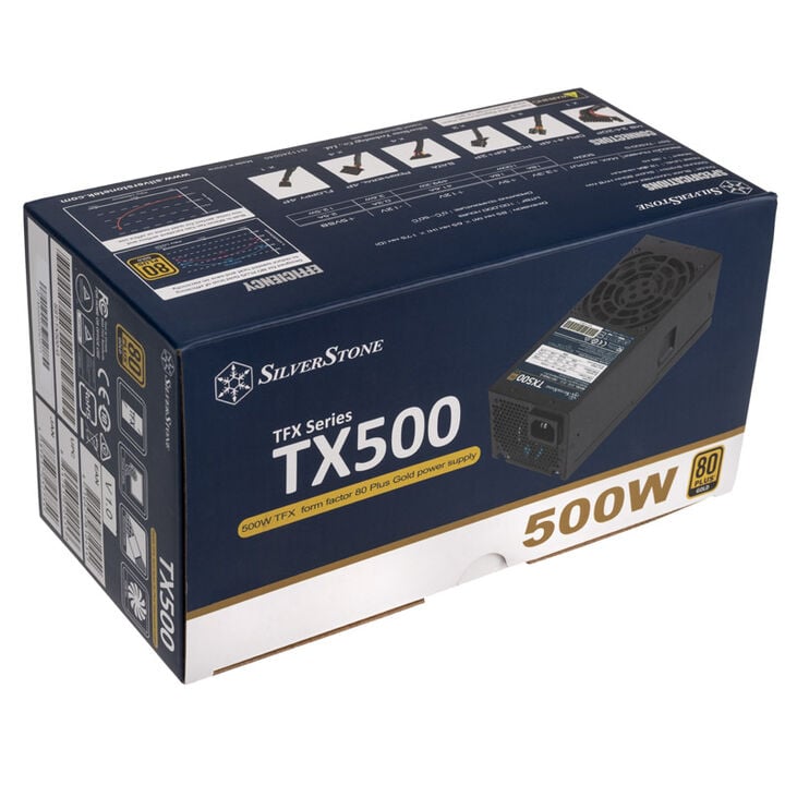 SilverStone SST-TX500-G TFX Netzteil, 80 PLUS Gold - 500 Watt image number 4