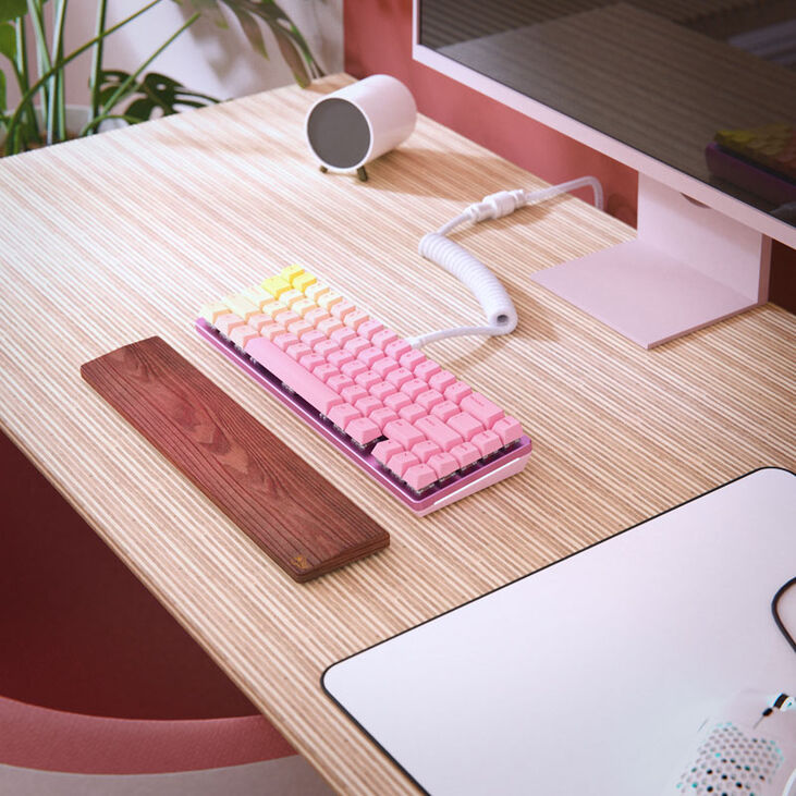 Glorious GPBT Keycaps - Pink Grapefruit - Forge image number 2