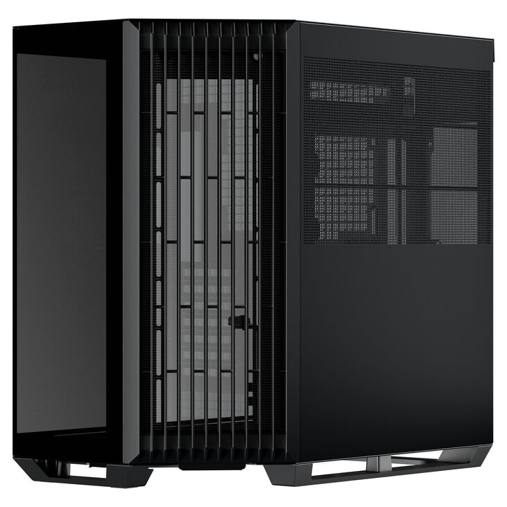 APNX V1 PC-Gehäuse, Midi-Tower, ATX, Tempered Glass - schwarz image number 5