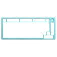 Glorious GMMK PRO Top Frame - aquamarin image number null