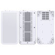 Jonsbo TK-5 PC Case, Mid Tower, ATX, Tempered Glass - white image number null