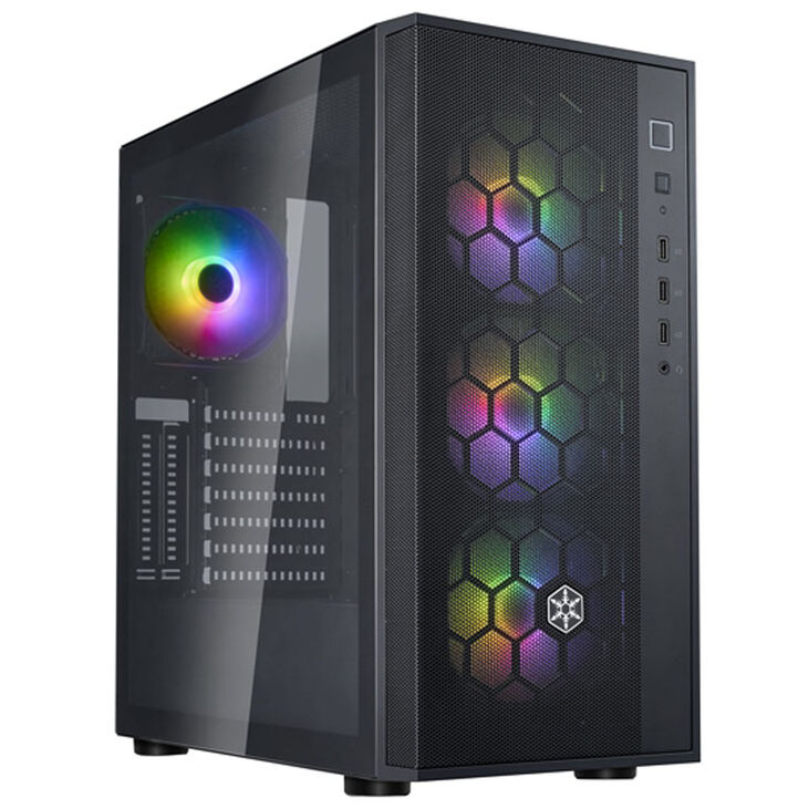 SilverStone Fara R1 PRO V2 Midi-Tower, Tempered Glass - schwarz image number 0