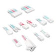 Kolink Core Pro Braided Cable Extension Kit 12V-2x6 Typ 2 - Brilliant White/Neon Blue/Pure Pink image number null