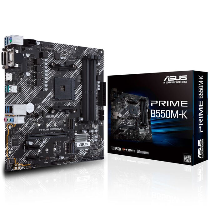 ASUS Prime B550M-K, AMD B550 Mainboard - Sockel AM4 image number 0