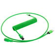 CableMod PRO Coiled Keyboard Cable USB-C zu USB Typ A, Viper Green - 150cm image number null