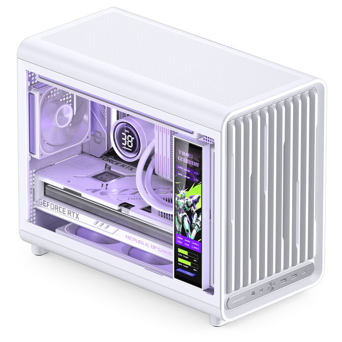 Jonsbo D33 STD PC-Geh&auml;use, Mini-Geh&auml;use, mATX, Tempered Glass - wei&szlig; image number 7