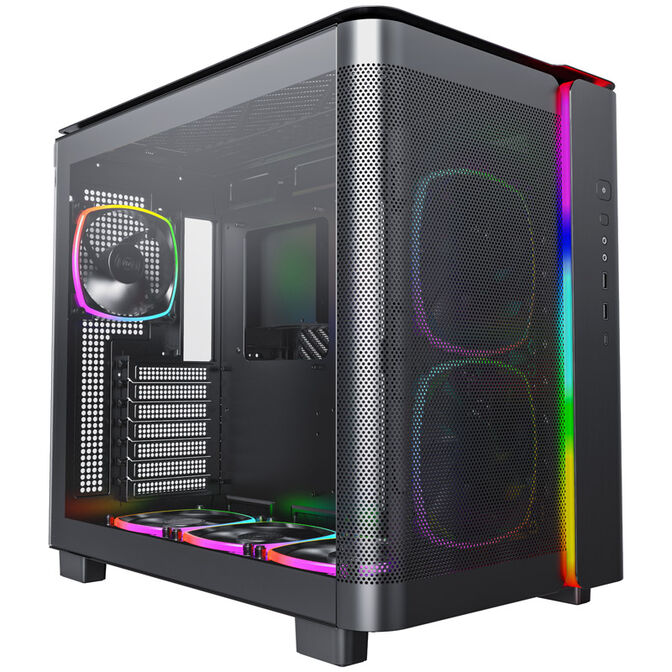 Montech KING 95 PRO Mid Tower, Tempered Glass, ARGB - Black image number 8