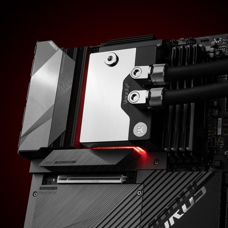 EK Water Blocks EK-Quantum Velocity² DDC 4.2 PWM D-RGB - AM5 Nickel + Acrylic image number 4