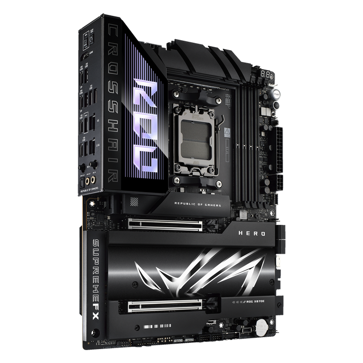 ASUS ROG Crosshair X870E Hero Mainboard, AMD X870E, Sockel AM5, DDR5 image number 1