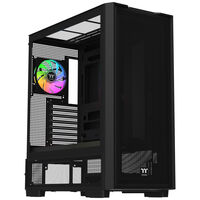 Thermaltake S380 TG ARGB PC-Geh&auml;use, Midi-Tower, ATX, Tempered Glass - inklusive 4x 120-mm-L&uuml;fter, schwarz