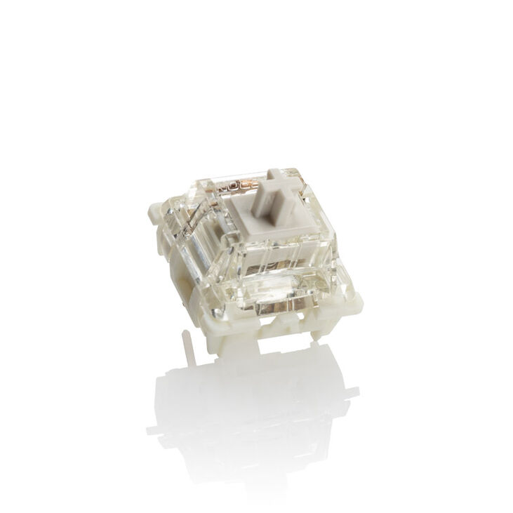 Ducky Gateron G Pro White Switches, mechanisch, 3-Pin, linear, MX-Stem, 38g - 110 Stück image number 1