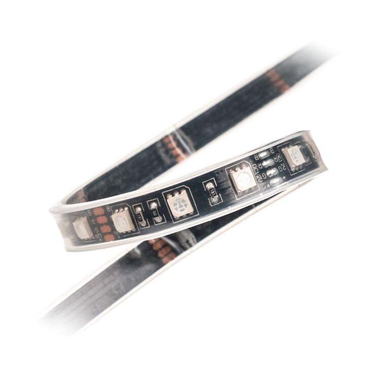 aqua computer RGB-LED Strip, IP67, black - 50cm image number 2