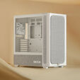 TRYX FLOVA F50 PC Case, ATX, Tempered Glass - White image number null