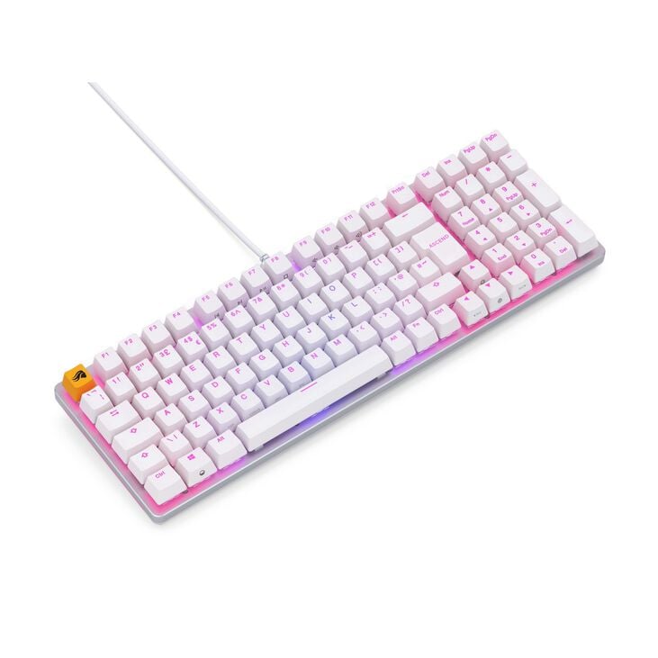 Glorious GMMK 2 Full-Size Gaming Keyboard - Fox Switches, UK Layout, White image number 1